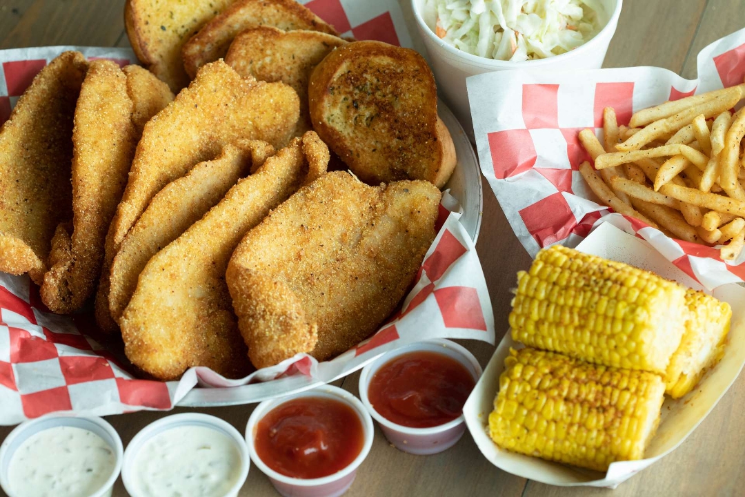 Order 6 Fishes Family Combo food online from 7 Spice Cajun Seafood store, Missouri City on bringmethat.com