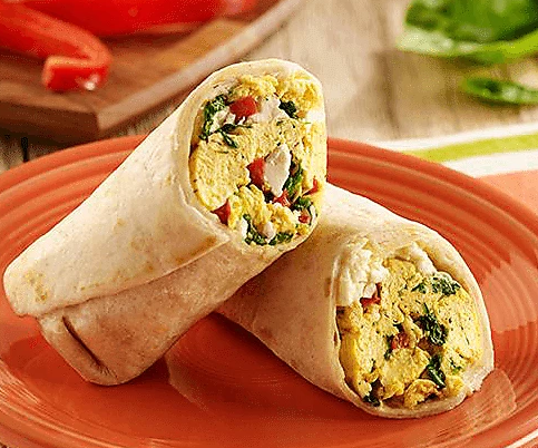 Order Spinach & feta Burrito food online from Pizza House store, Ann Arbor on bringmethat.com