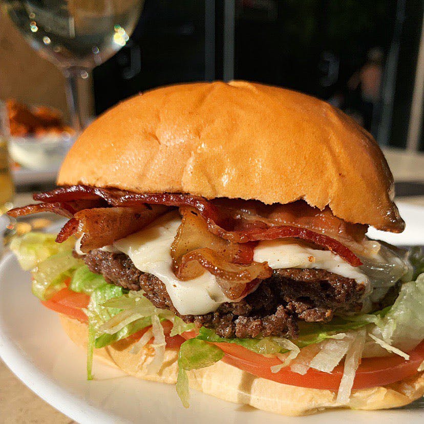 Order Bacon Cheeseburger - Burger food online from Giovani Pizza store, Philadelphia on bringmethat.com