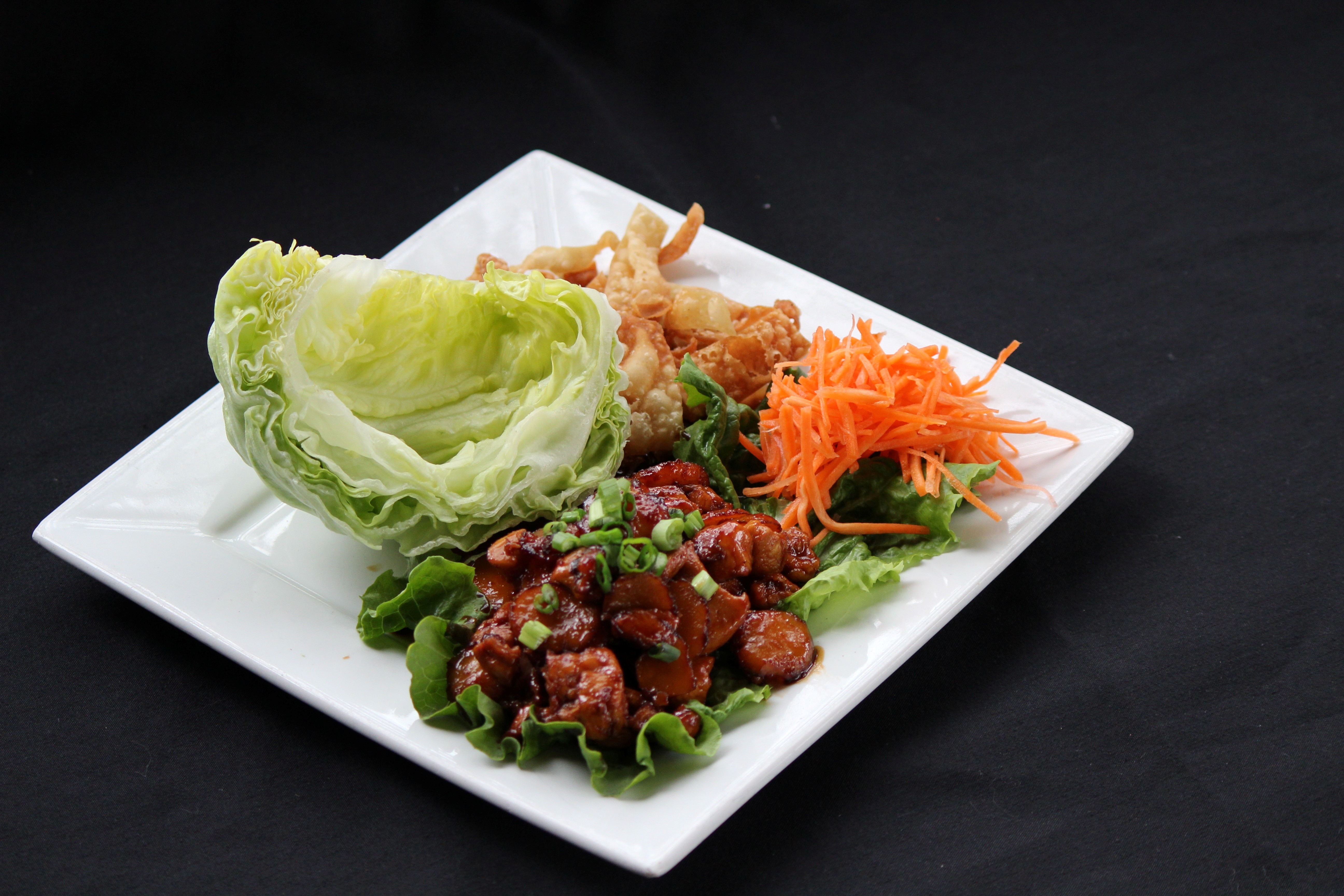 Order Pac-Rim Lettuce Wraps food online from High Park Tap House store, Mission Viejo on bringmethat.com