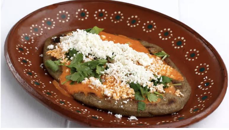 Order Tlacoyito food online from El Huarache Loco store, Larkspur on bringmethat.com