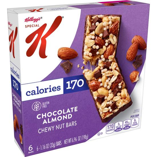 Order Special K Chocolate Almond Chewy Nut Bars, 6 CT food online from Cvs store, FARGO on bringmethat.com