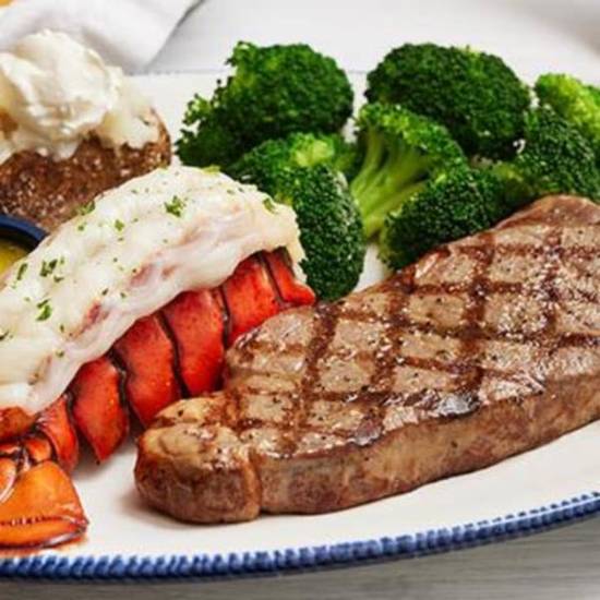 Order Surf & Turf Maine Lobster Tail & 10 oz. NY Strip** food online from Red Lobster store, Myrtle Beach on bringmethat.com