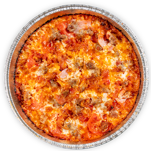 Order Mighty Meaty 8" Pizza Bowl food online from Johnny's Pizza House store, Shreveport on bringmethat.com