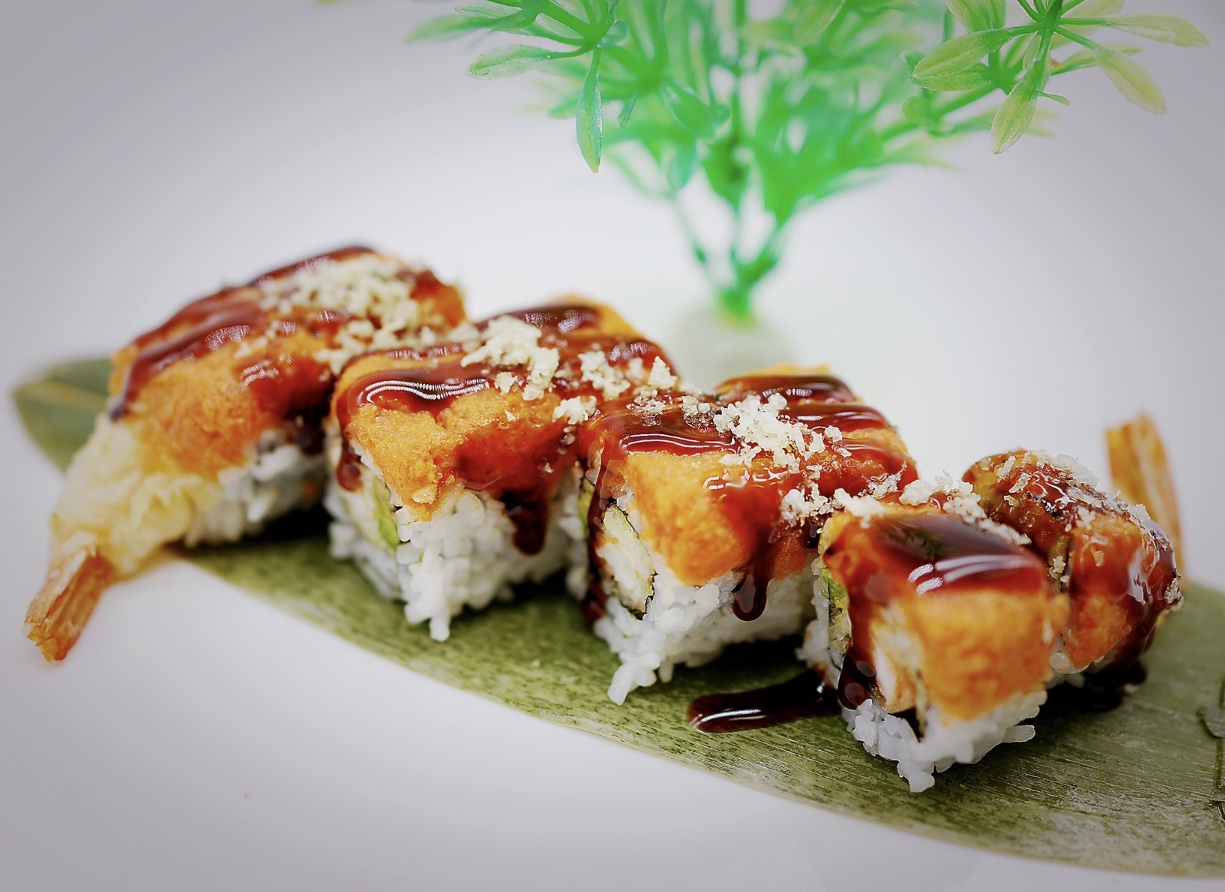 Order Tsunami Roll food online from Red Bowl Asian Bistro store, Cary on bringmethat.com
