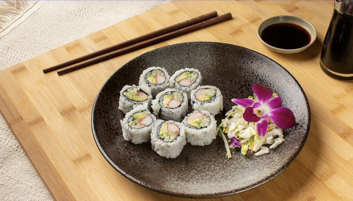 Order 1. California Roll food online from Yama Sushi Bar & Chinese Food store, Glen Rock on bringmethat.com