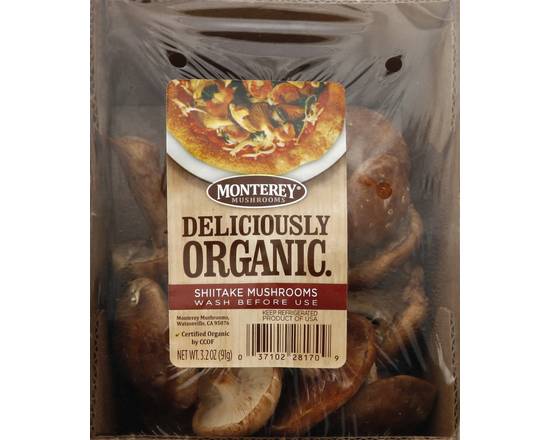 Order Monterey · Organic Shiitake Mushrooms (3.2 oz) food online from Safeway store, Gilroy on bringmethat.com