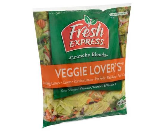 Order Fresh Express · Veggie Lovers Salad (11 oz) food online from Albertsons Express store, Fort Worth on bringmethat.com