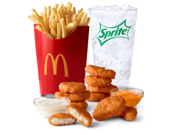Order 10 Piece Spicy McNuggets Large food online from Mcdonald's® store, JERSEY CITY on bringmethat.com