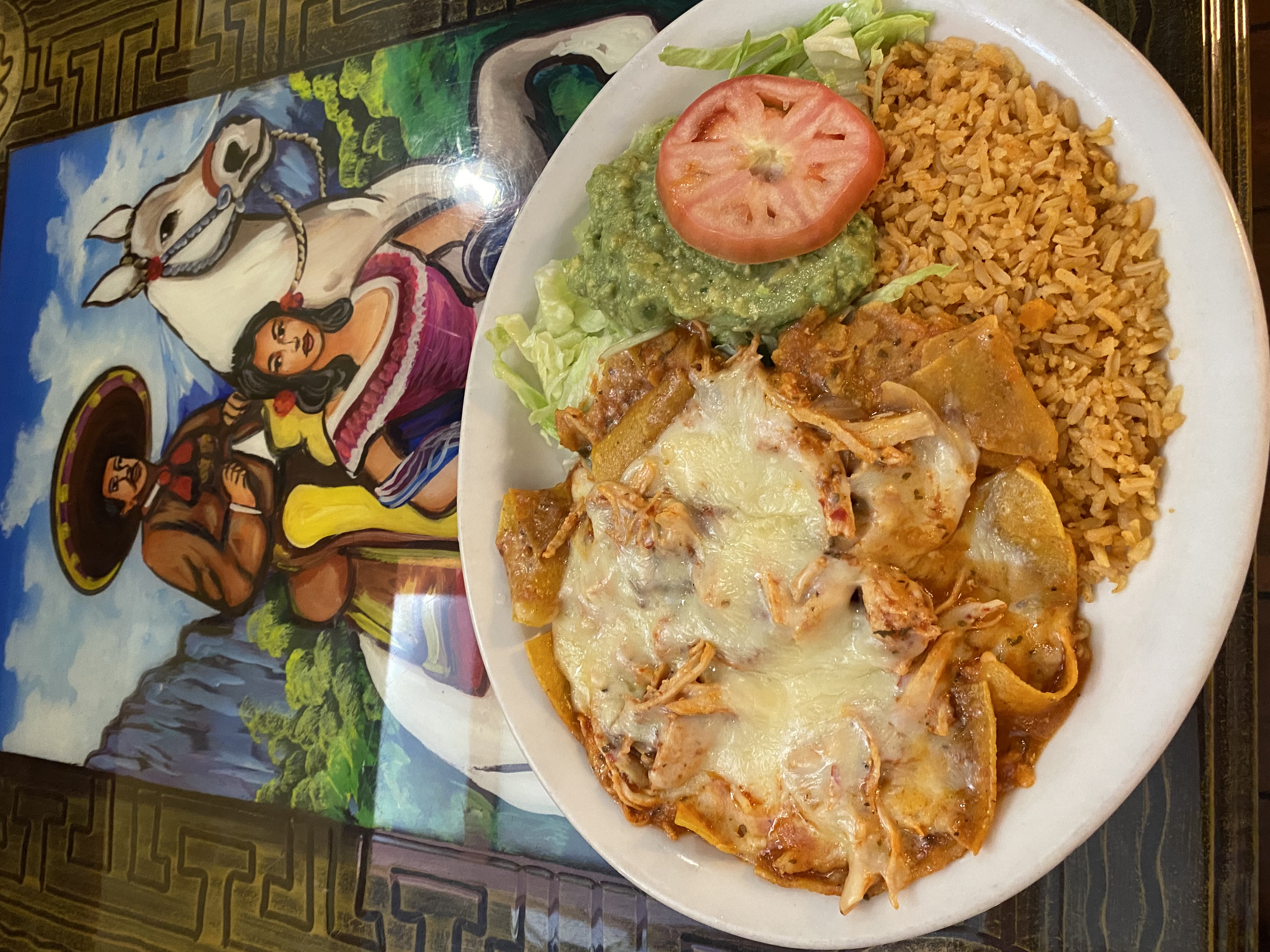 Order 120. Chilaquiles food online from La Tolteca store, Crofton on bringmethat.com