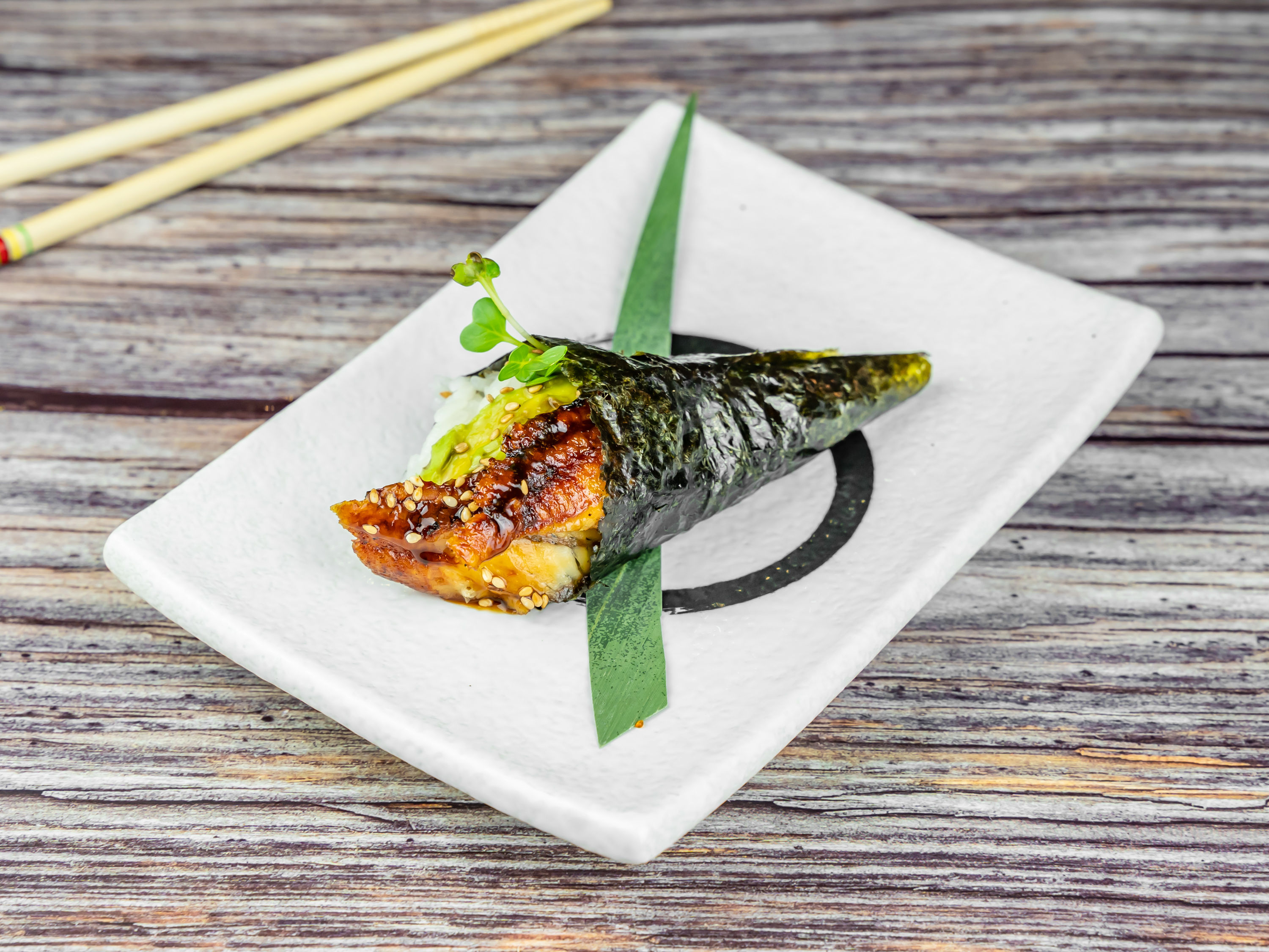 Order Unagi Hand Roll food online from Rocket Sushi store, San Francisco on bringmethat.com