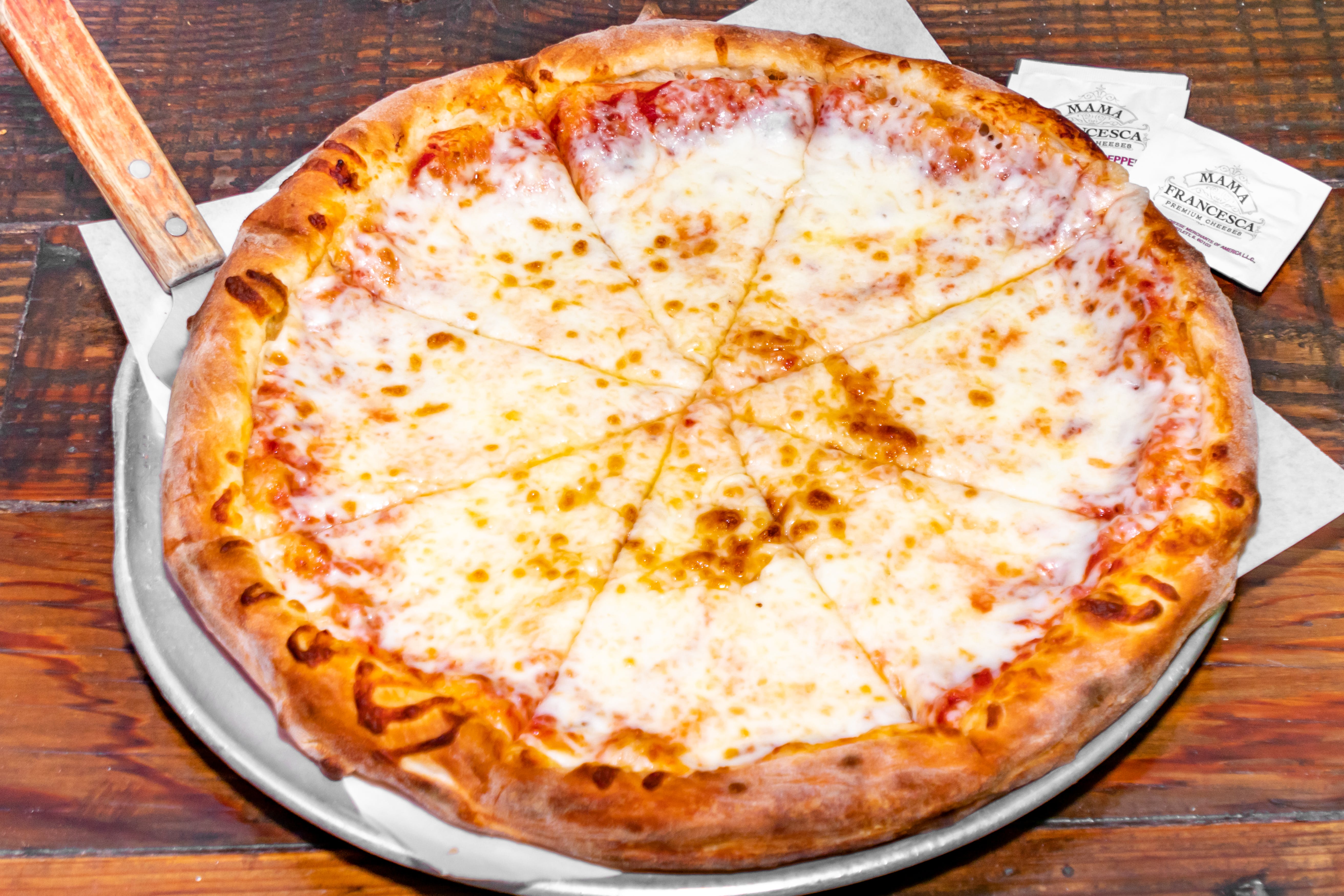 Order Cheese Pizza - 10" food online from Brothers Pizza store, Las Vegas on bringmethat.com