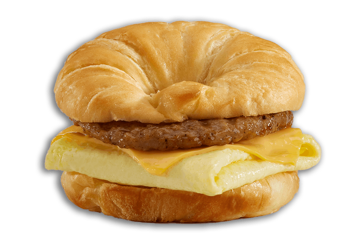 Order Egg & Cheese Crescent Sandwich food online from Roy Rogers Restaurant store, Germantown on bringmethat.com