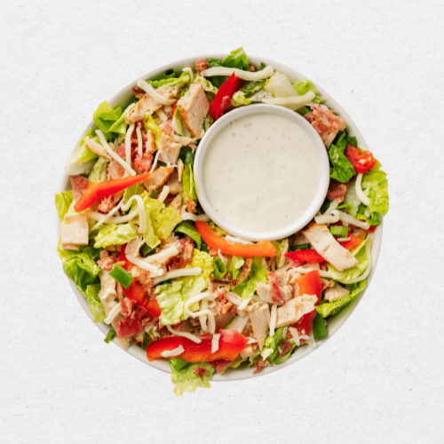 Order Chicken Bacon Ranch Salad food online from Rapid Fired Pizza store, Jeffersonville on bringmethat.com