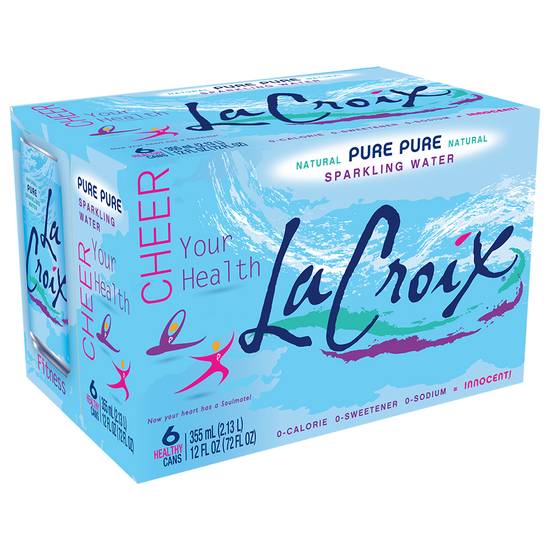Order LACROIX PURE 6/12Z CAN food online from Rite Aid store, PITTSBURGH on bringmethat.com