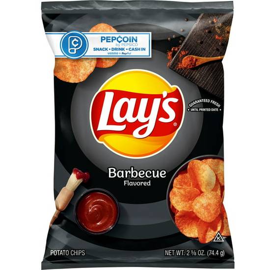 Order Lay's Barbecue Flavored Potato Chips food online from Lone Star store, Gainesville on bringmethat.com