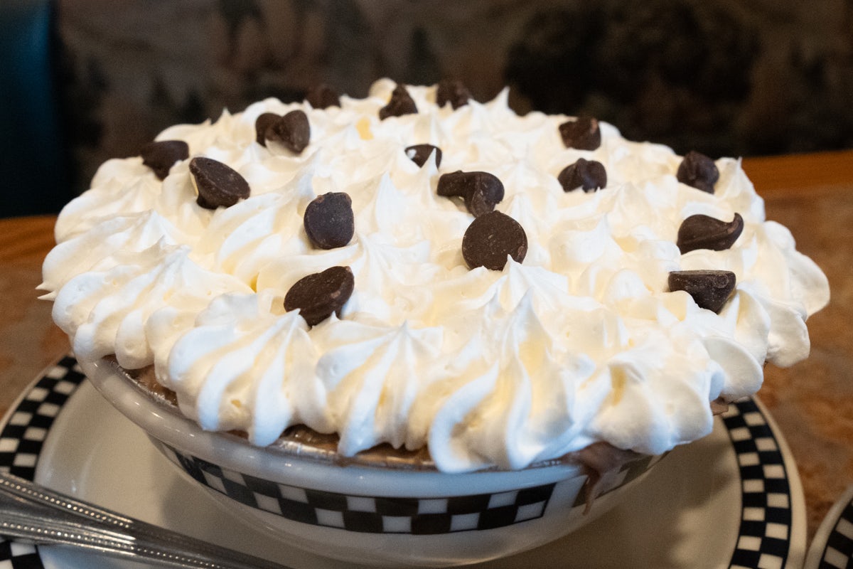 Order Chocolate Cream Pie food online from Black Bear Diner store, Milpitas on bringmethat.com