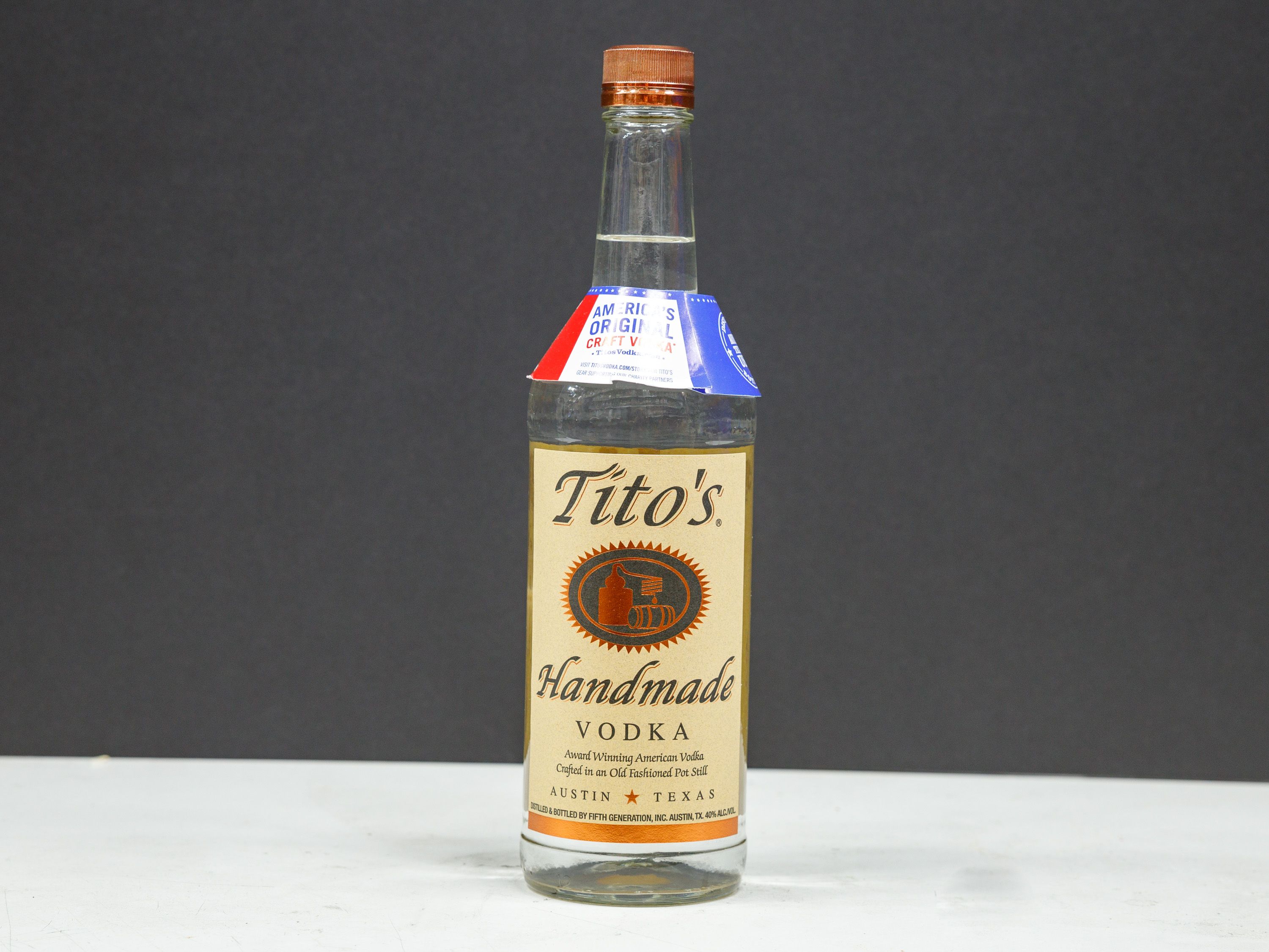 Order 750 ml. Tito's Vodka food online from Liquor Deli store, La Puente on bringmethat.com