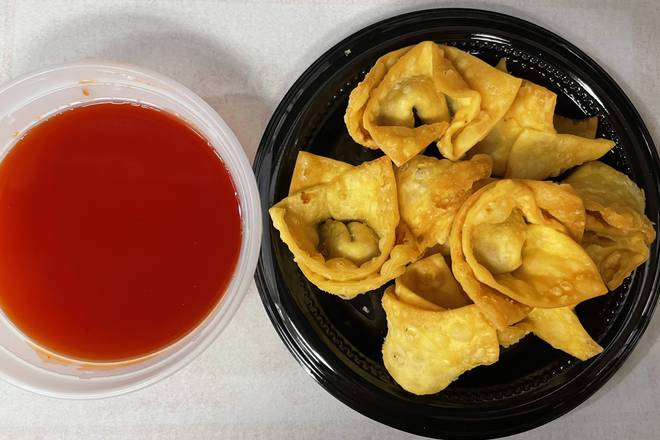 Order Fried Wonton (8 pcs) food online from Hunan Cafe store, Pittsburgh on bringmethat.com