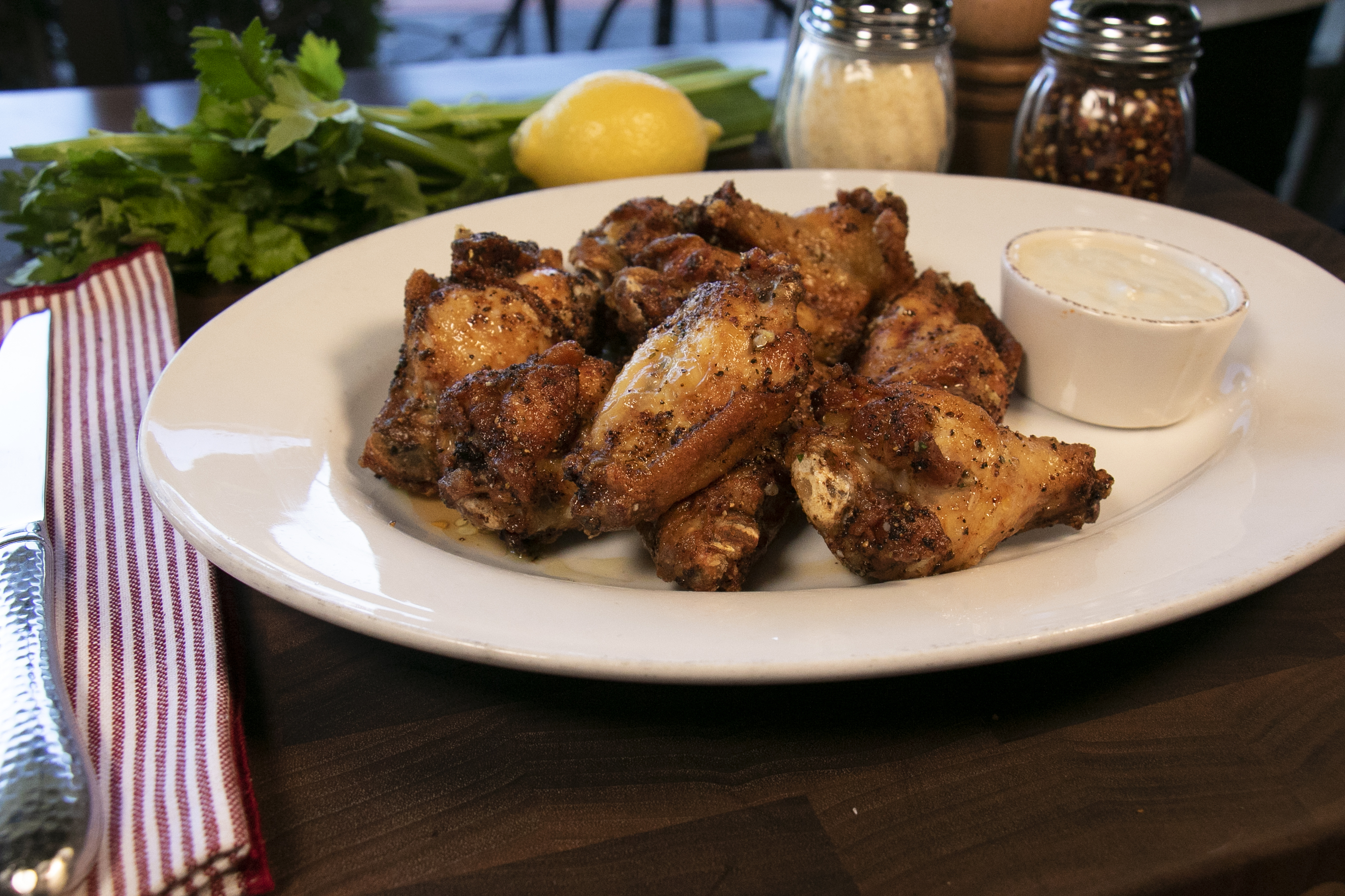 Order Liberty Wings food online from Russo's New York Pizzeria store, Houston on bringmethat.com