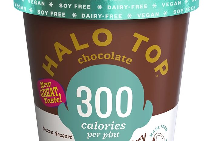 Order Halo Top - Chocolate - Pint - (Plant Based) food online from Luv Mart store, Santa Cruz on bringmethat.com