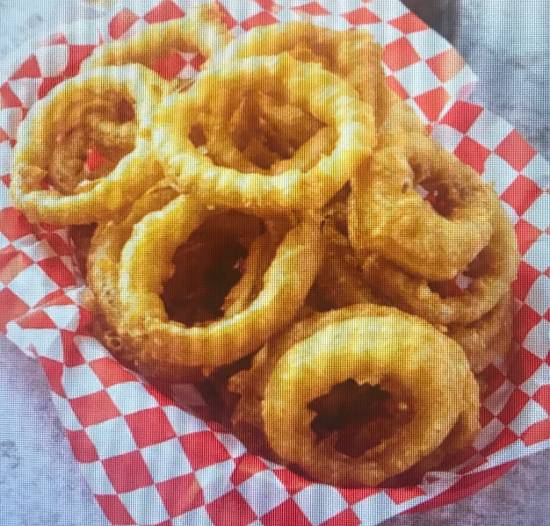 Order Onion Rings (Large) food online from Checkers Pizza store, Manchester on bringmethat.com