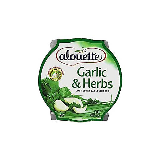Order Alouette Garlic & Herb Spread 6.5oz food online from Everyday Needs by Gopuff store, San Luis Obispo on bringmethat.com