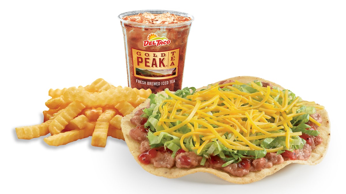 Order Crunchtada® Tostada Meal  food online from Del Taco store, Irvine on bringmethat.com