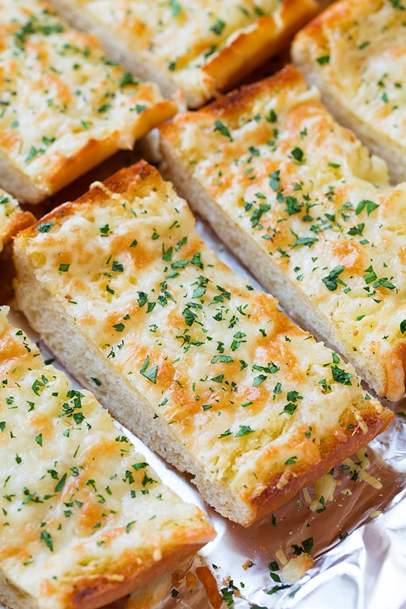 Order 6. 12" Garlic Cheese Bread food online from Sal Pizza store, Newport News on bringmethat.com
