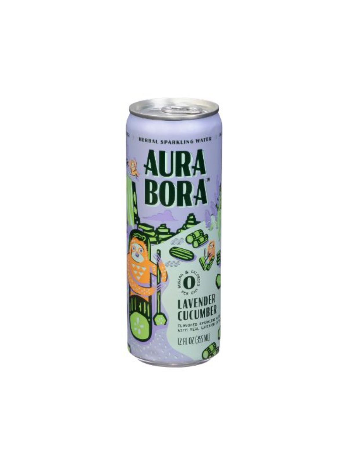 Order Aura Bora Lavender Cucumber Sparkling water (12 oz) food online from Stock-Up Mart store, Houston on bringmethat.com