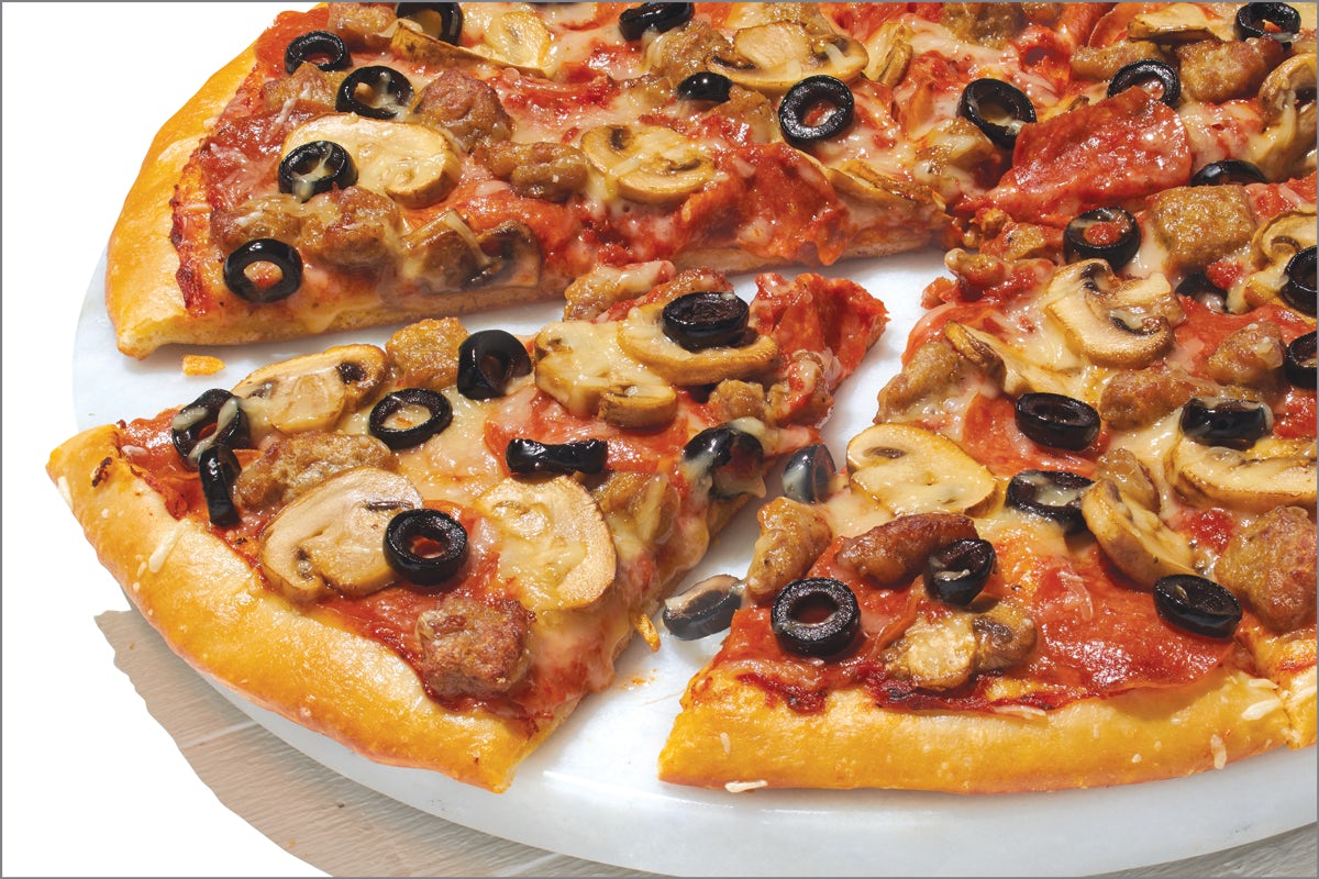 Order Dairy-Free Cheese Cowboy - Baking Required food online from Papa Murphy's | Take 'N' Bake Pizza store, Anchorage on bringmethat.com