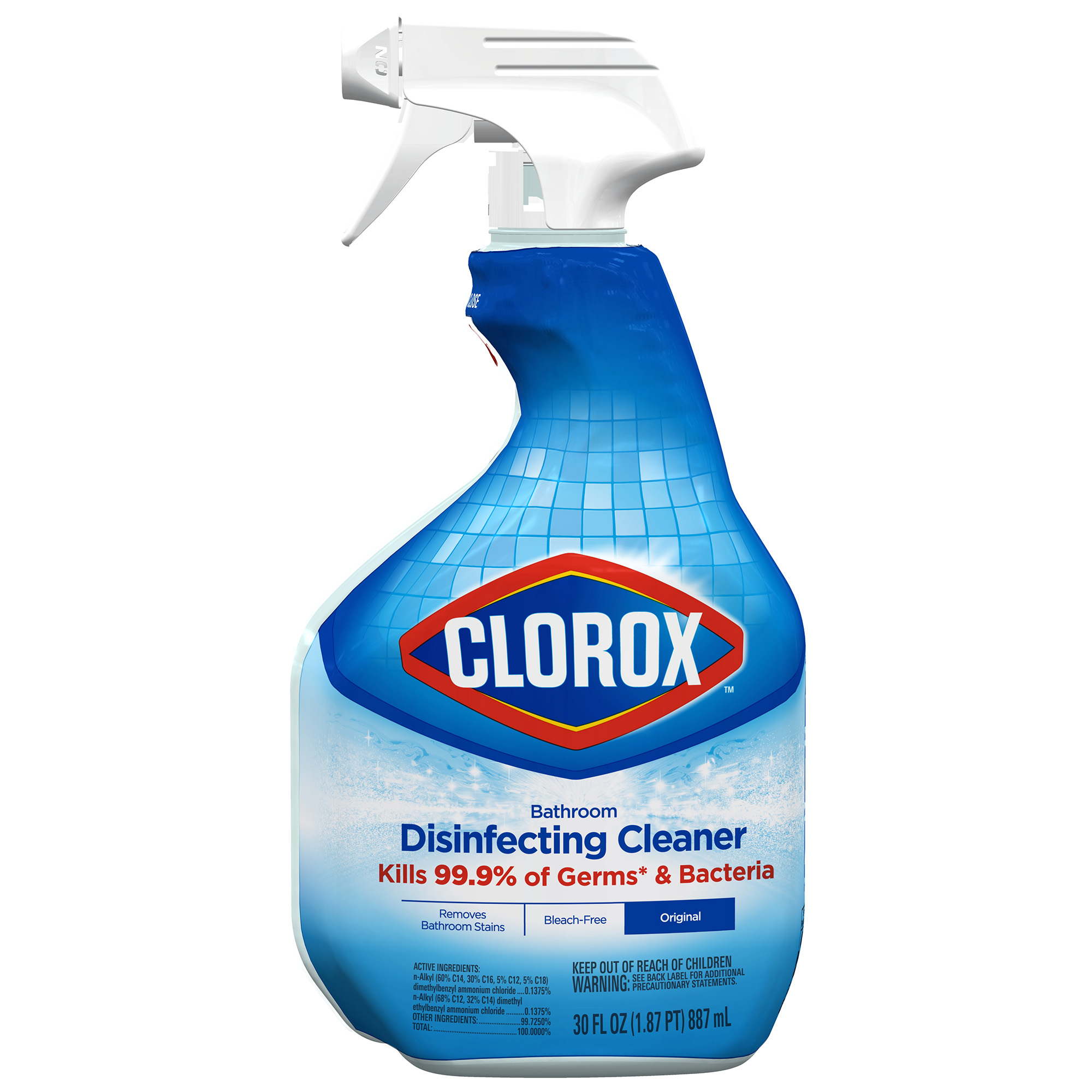 Order Clorox Disinfecting Bathroom Cleaner - Bleach Free, 30 fl oz food online from Rite Aid store, Cathedral City on bringmethat.com