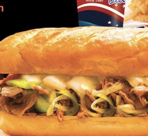 Order Philly Cheese Steak Sandwich and Fries food online from American Deli store, Troy on bringmethat.com