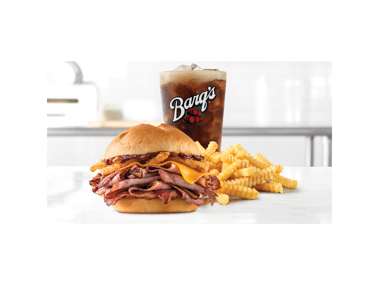 Order Smokehouse Brisket Sandwich food online from Arby store, Clinton on bringmethat.com