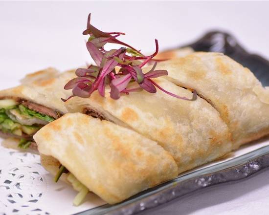 Order Five Spice Beef Pancake Roll food online from Yh-Beijing store, San Francisco on bringmethat.com