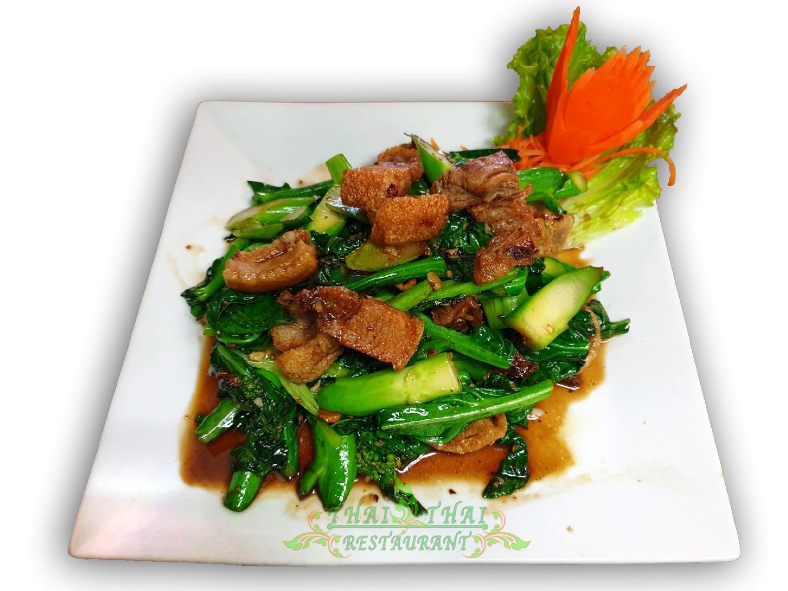 Order Sp17. Kana Modkrob food online from Thai Thai Restaurant store, Fallbrook on bringmethat.com