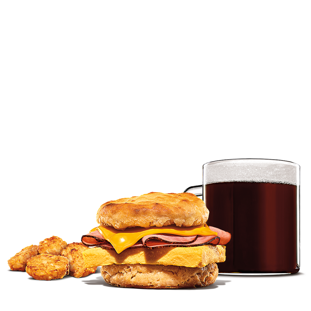 Order Ham, Egg & Cheese Biscuit Meal food online from Burger King store, Tannersville on bringmethat.com