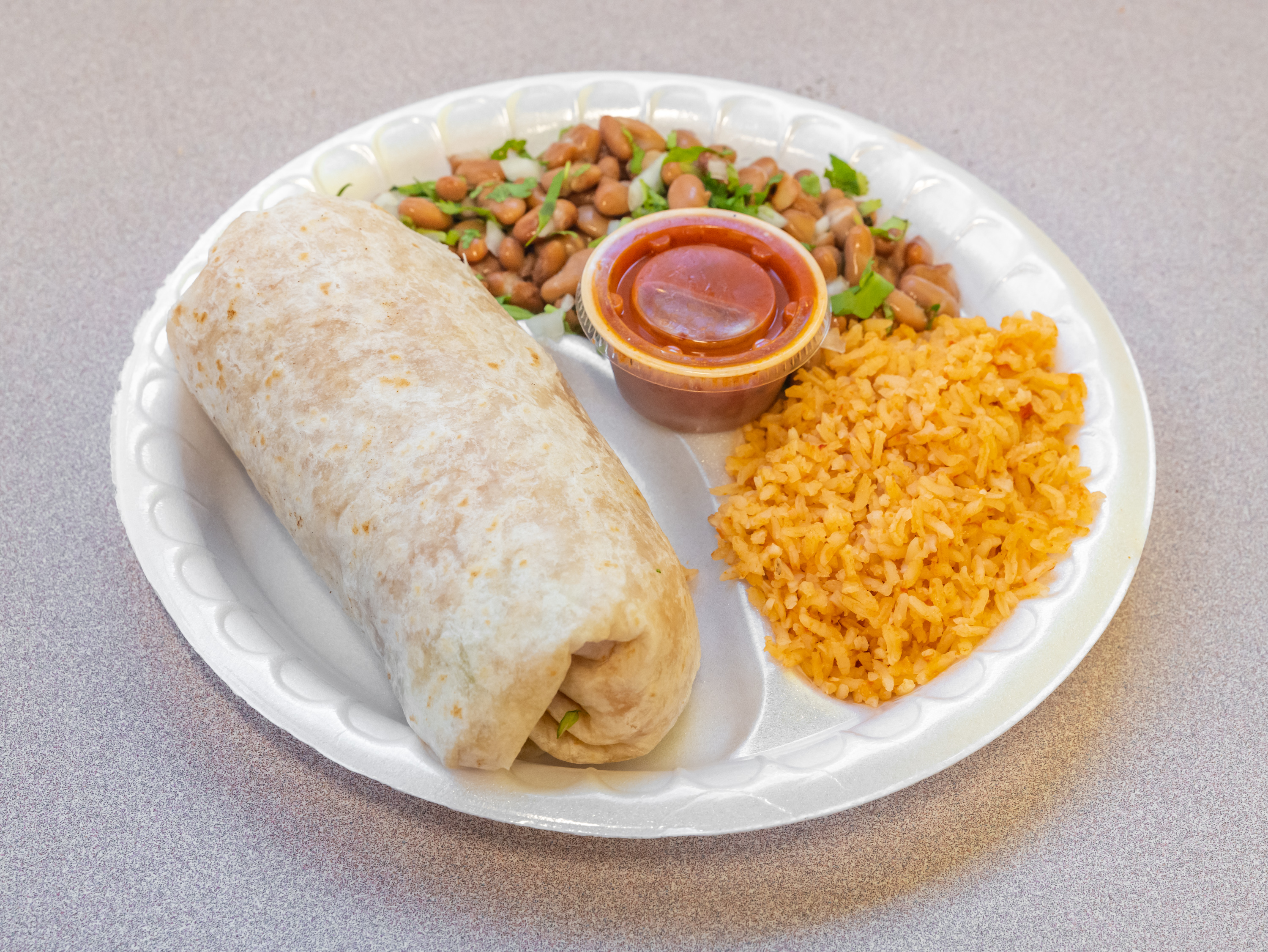 Order Regular Burrito King's Special food online from Taco King - W Liberty St. store, Ann Arbor on bringmethat.com