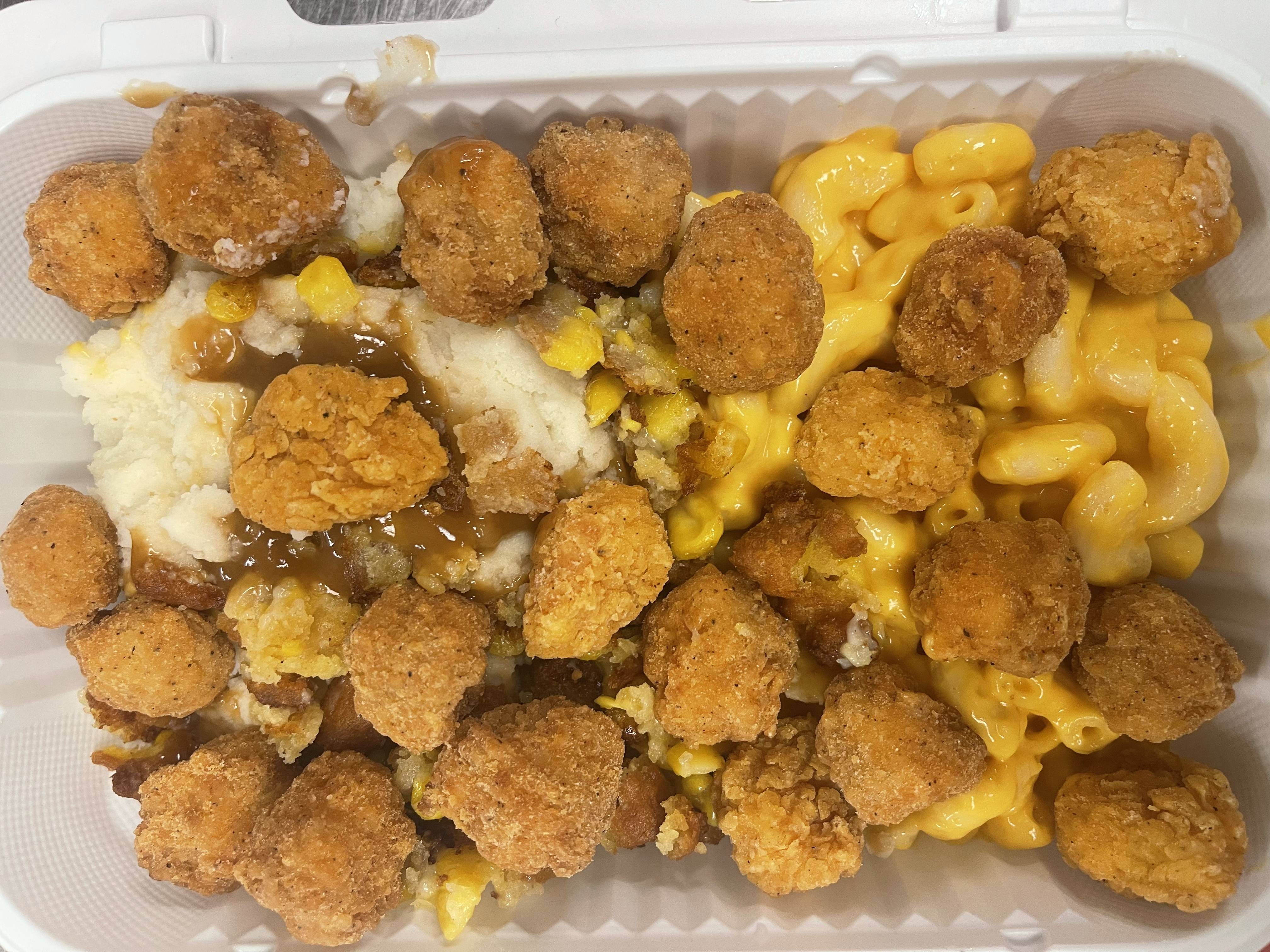 Order Popcorn chicken bowl  food online from Kennedy Fried Chicken store, Monticello on bringmethat.com