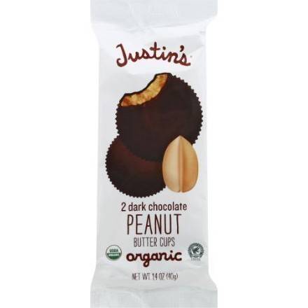 Order Justin's Dark Chocolate Peanut Butter Cup (1.4 oz) food online from Goodees Cravings store, Marietta on bringmethat.com