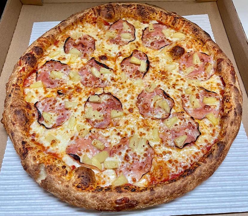 Order HAWAIAN PIZZA 10" food online from Bitcoin Pizza store, Seattle on bringmethat.com
