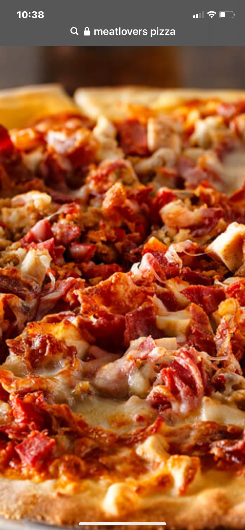 Order Meat Lover’s Pizza - Small food online from Il Forno store, Branchburg on bringmethat.com