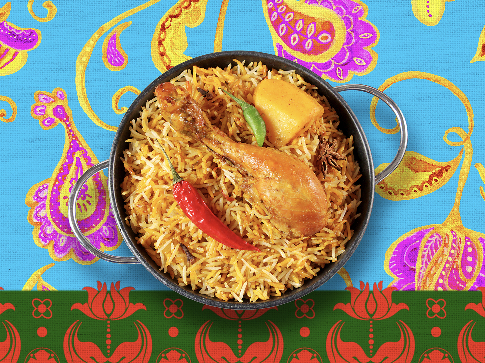 Order Chicken Biryani food online from Tikka Taj store, Citrus Heights on bringmethat.com