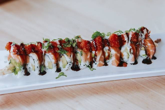 Order Red Dragon Roll food online from Deep Sushi store, Dallas on bringmethat.com