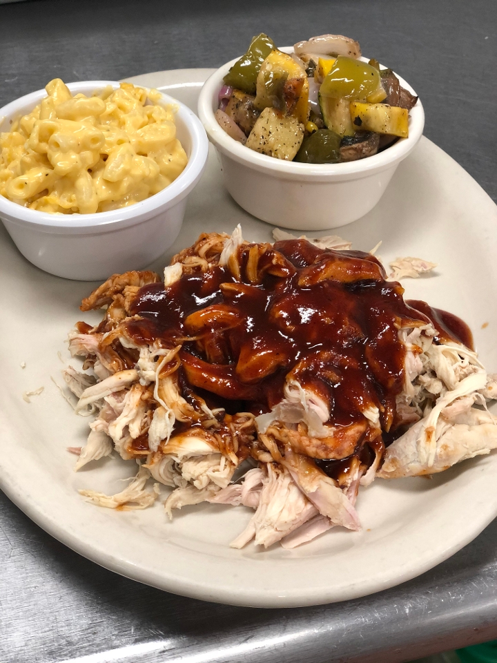 Order Pulled Chicken Dinner food online from Chuck Bbq store, Burbank on bringmethat.com