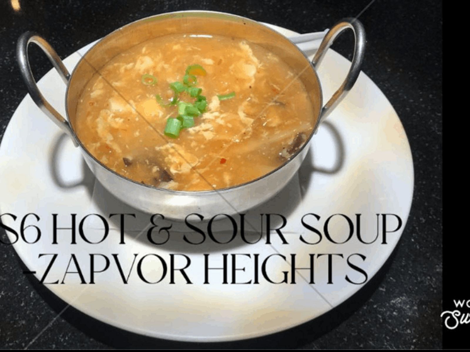 Order S6 Hot-Sour Soup with Tofu food online from Thai Spice Restaurant store, Houston on bringmethat.com