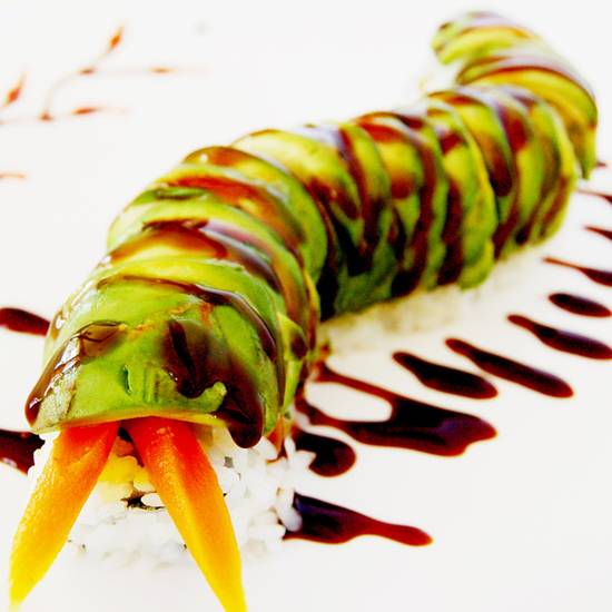Order Waterpillar Roll food online from Kai Sushi store, Orange on bringmethat.com