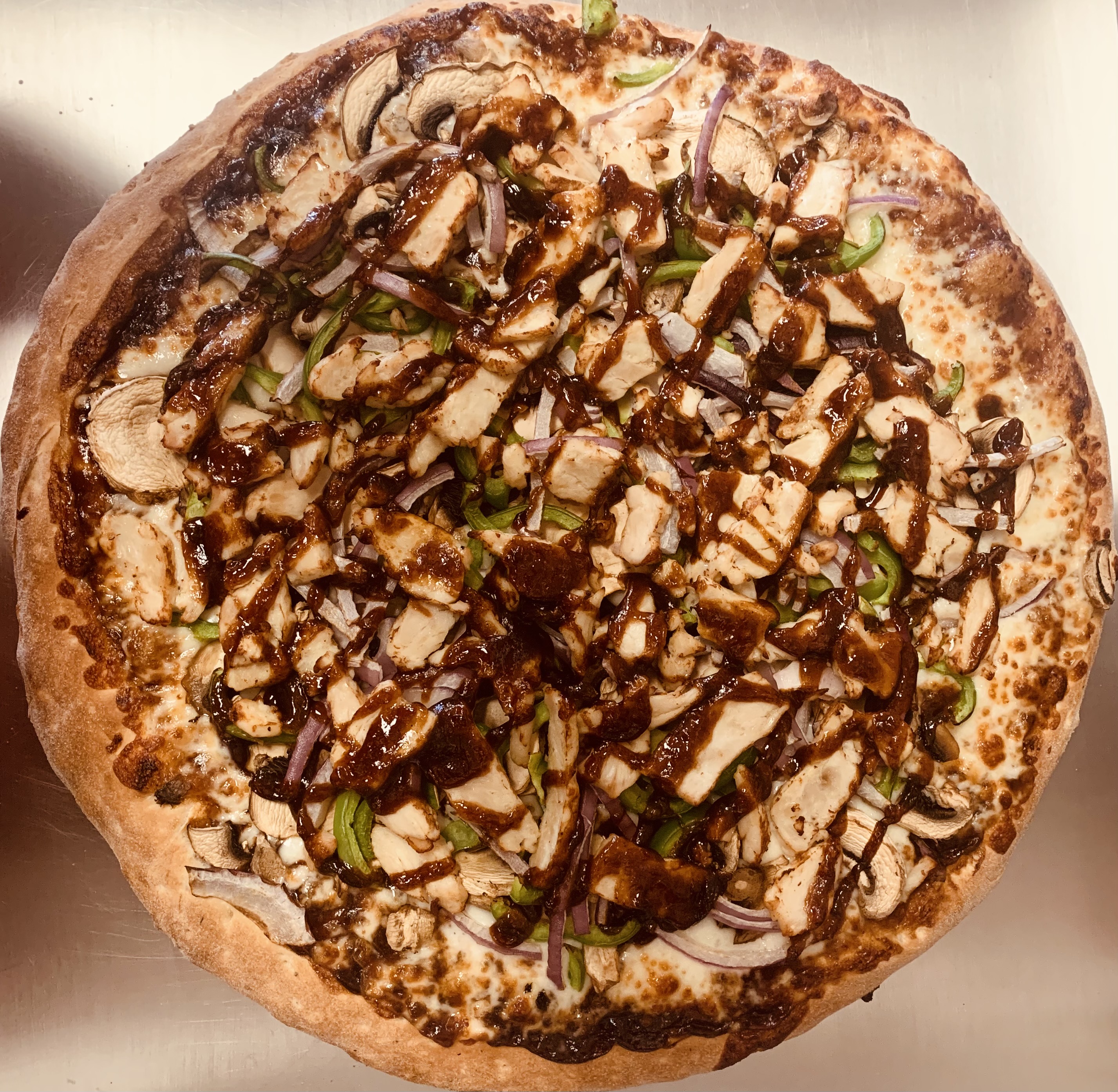 Order Runner 24" BBQ Chicken Pizza food online from Pizza Express store, Atascadero on bringmethat.com