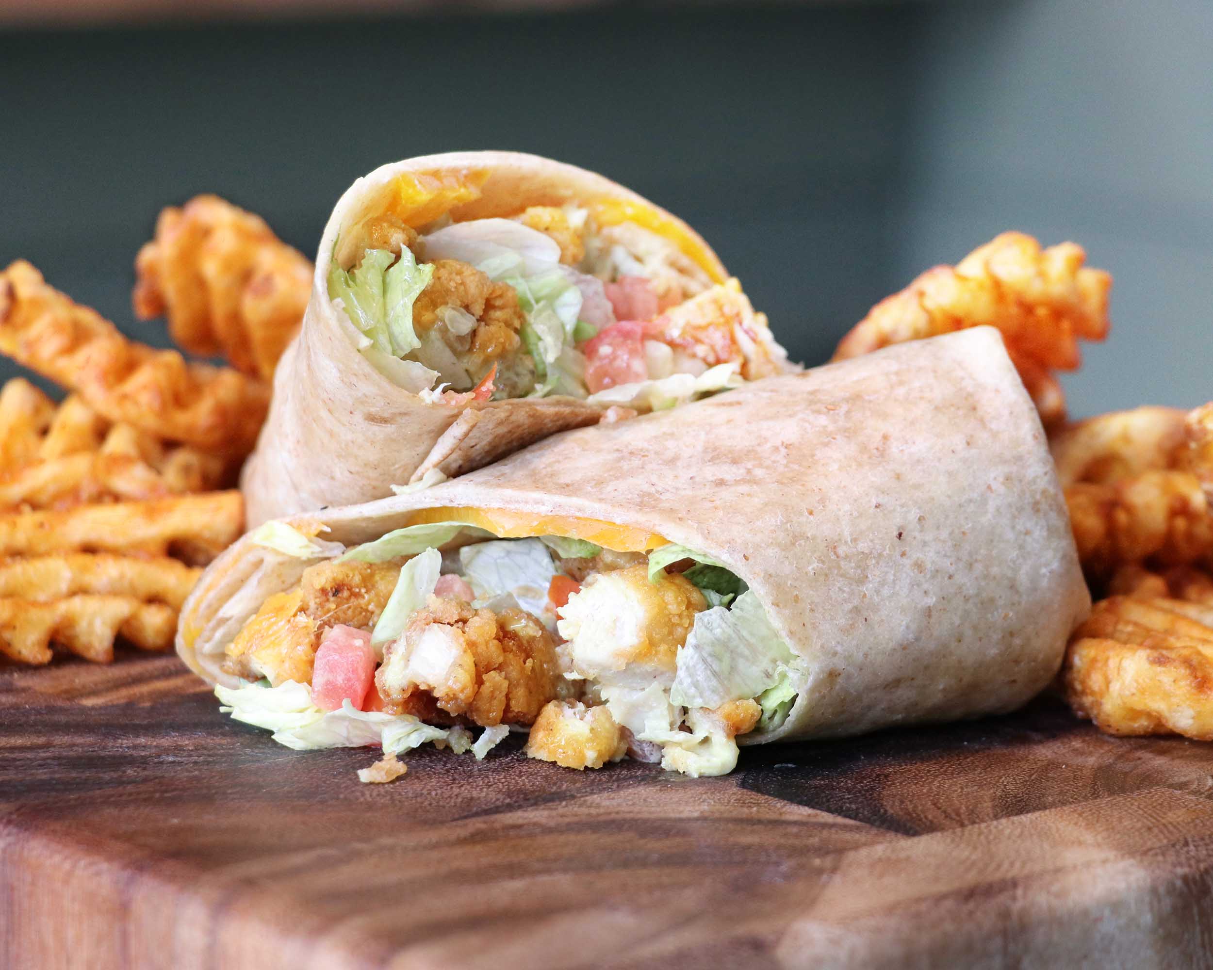 Order Sweet Chicken Club Wrap food online from Scotty's brewhouse store, Bloomington on bringmethat.com
