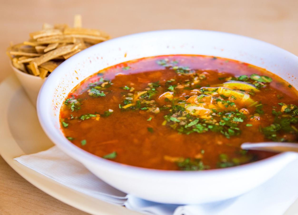 Order Tortilla Soup food online from Albert's Mexican Food store, Lakeside on bringmethat.com